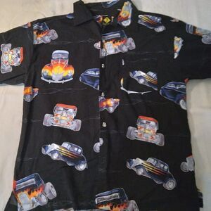 Vintage Spanish Harlem Hot Rods Hawaiian Shirt